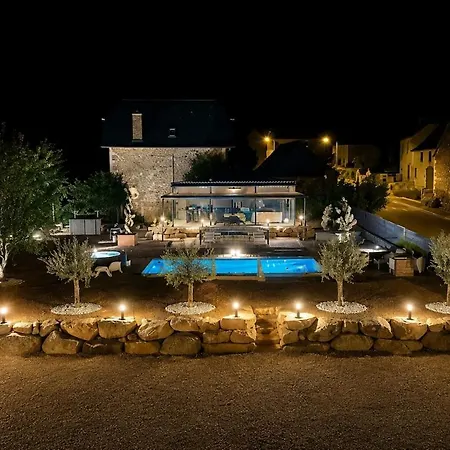 Villa Le Clos Des Lumieres 10p Swimming Pool & Jacuzzi Hautefort