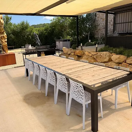 Villa Le Clos Des Lumieres 10p Swimming Pool & Jacuzzi Hautefort